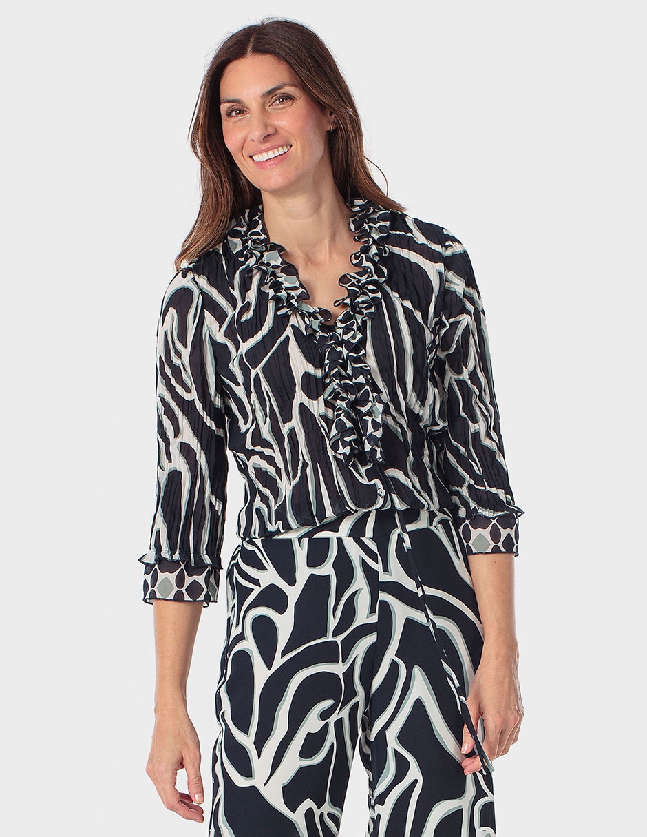 Blusa manga 3/4 para mujer 1