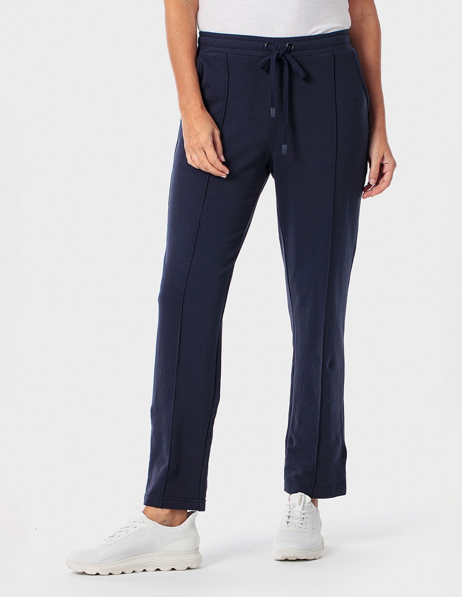 Pants regular con agujeta para mujer