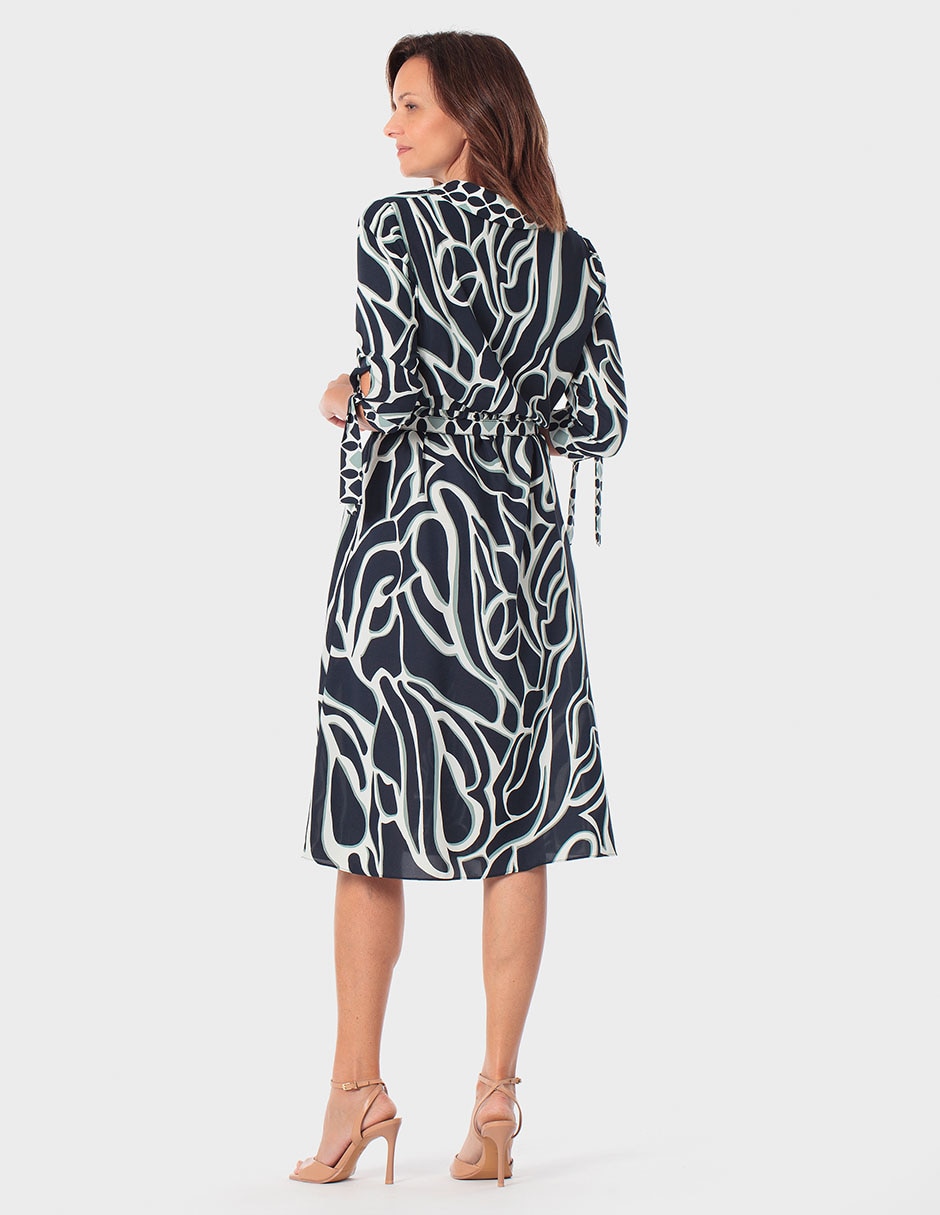 Vestido 3/4 casual Punt Roma para mujer