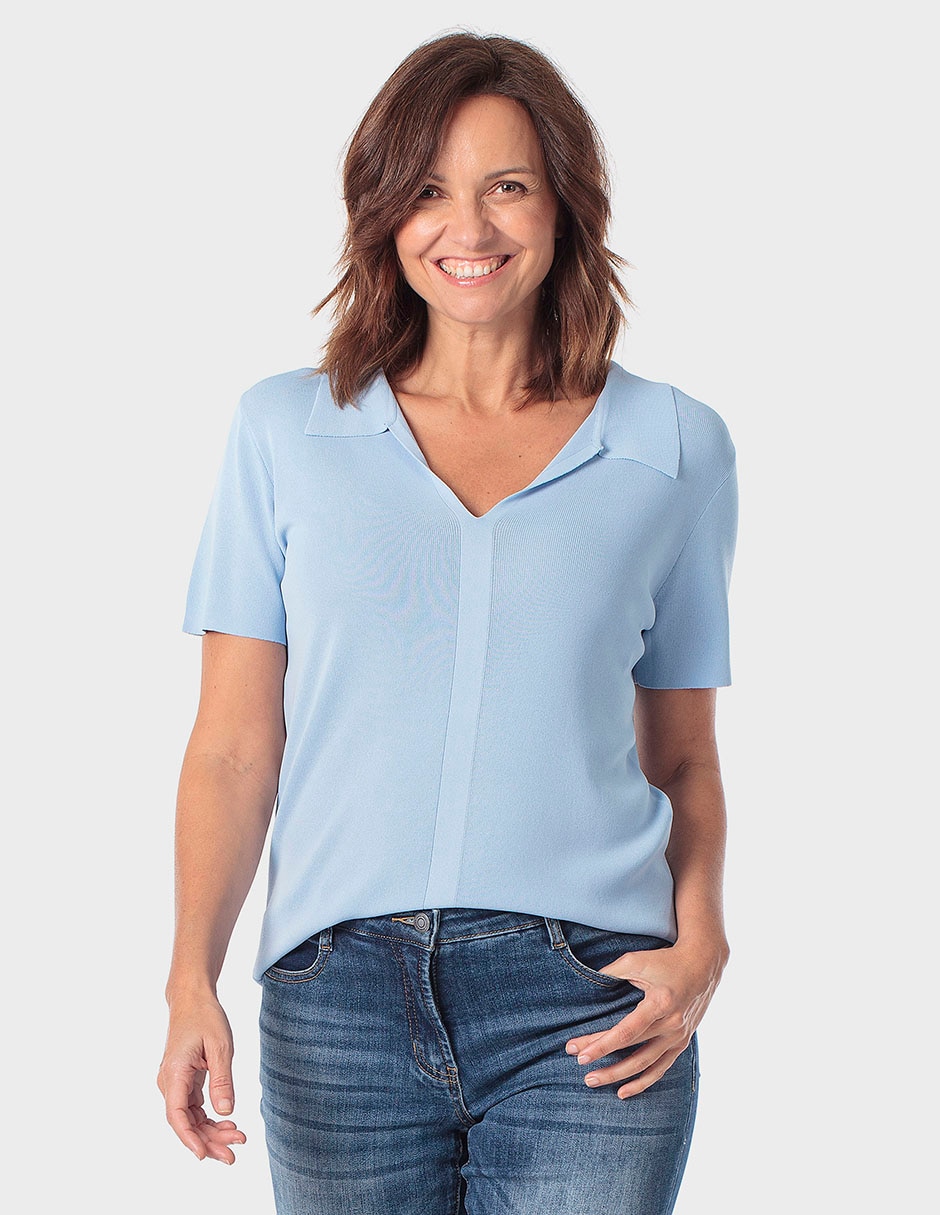 Suéter cuello V para mujer Suéter cuello V para mujer