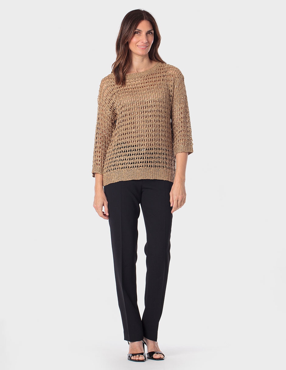 Blusa Punt Roma manga 3/4 para mujer
