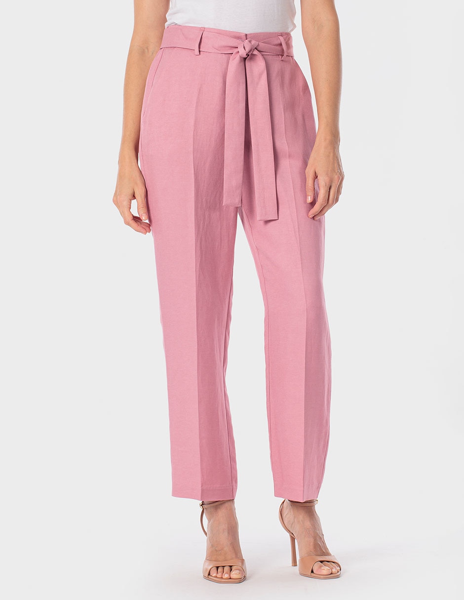 Pantalón de vestir Punt Roma slim para mujer