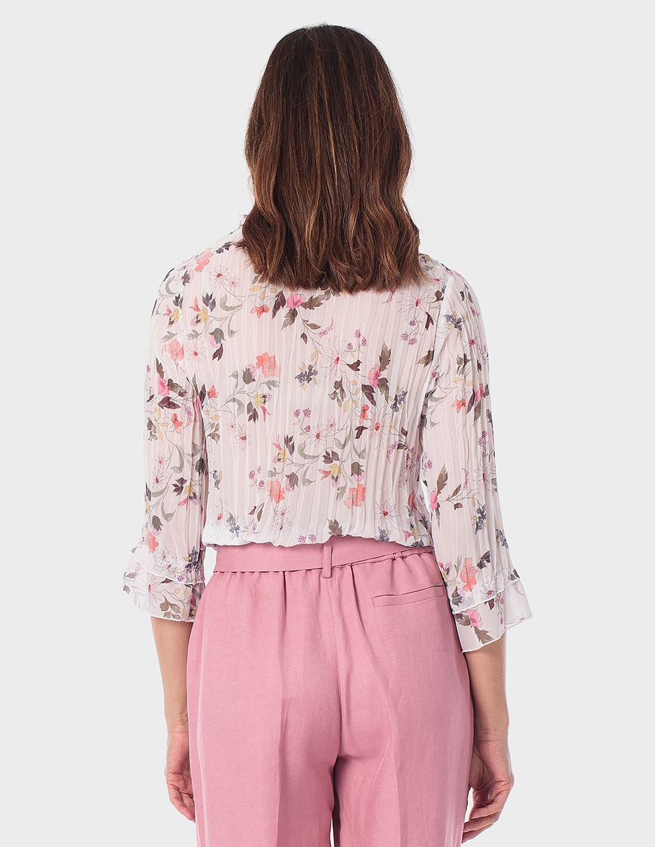 Blusa Punt Roma manga 3/4 para mujer
