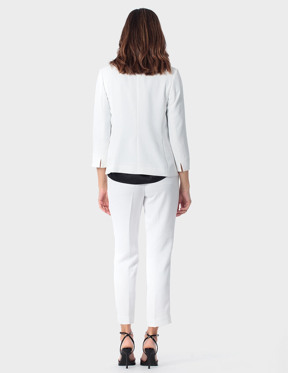 Pantalón capri recto para mujer