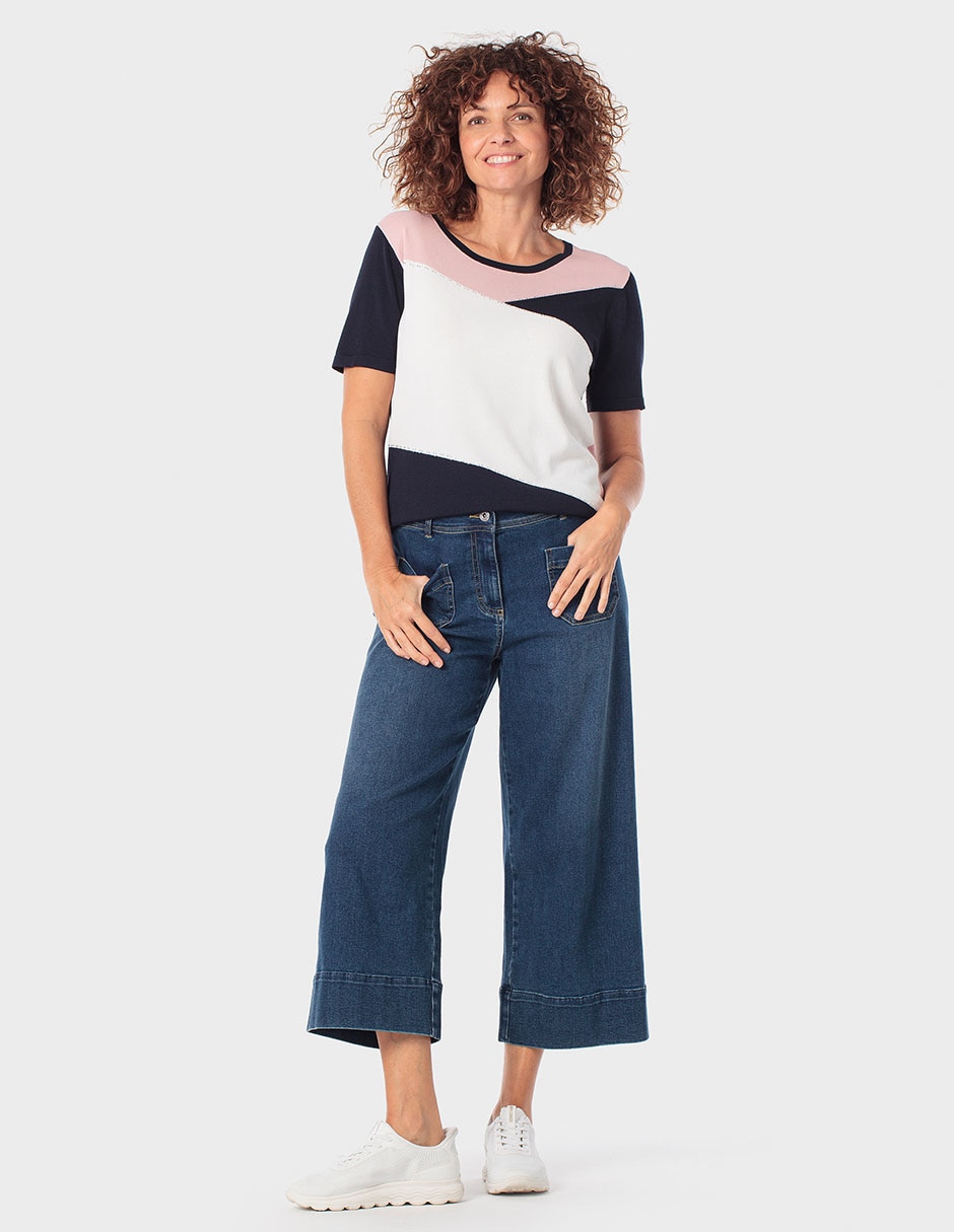 Suéter cuello redondo para mujer 2