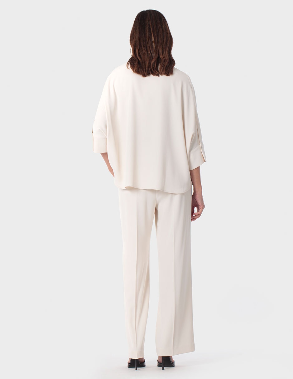 Pantalón easy pant Punt Roma straight para mujer
