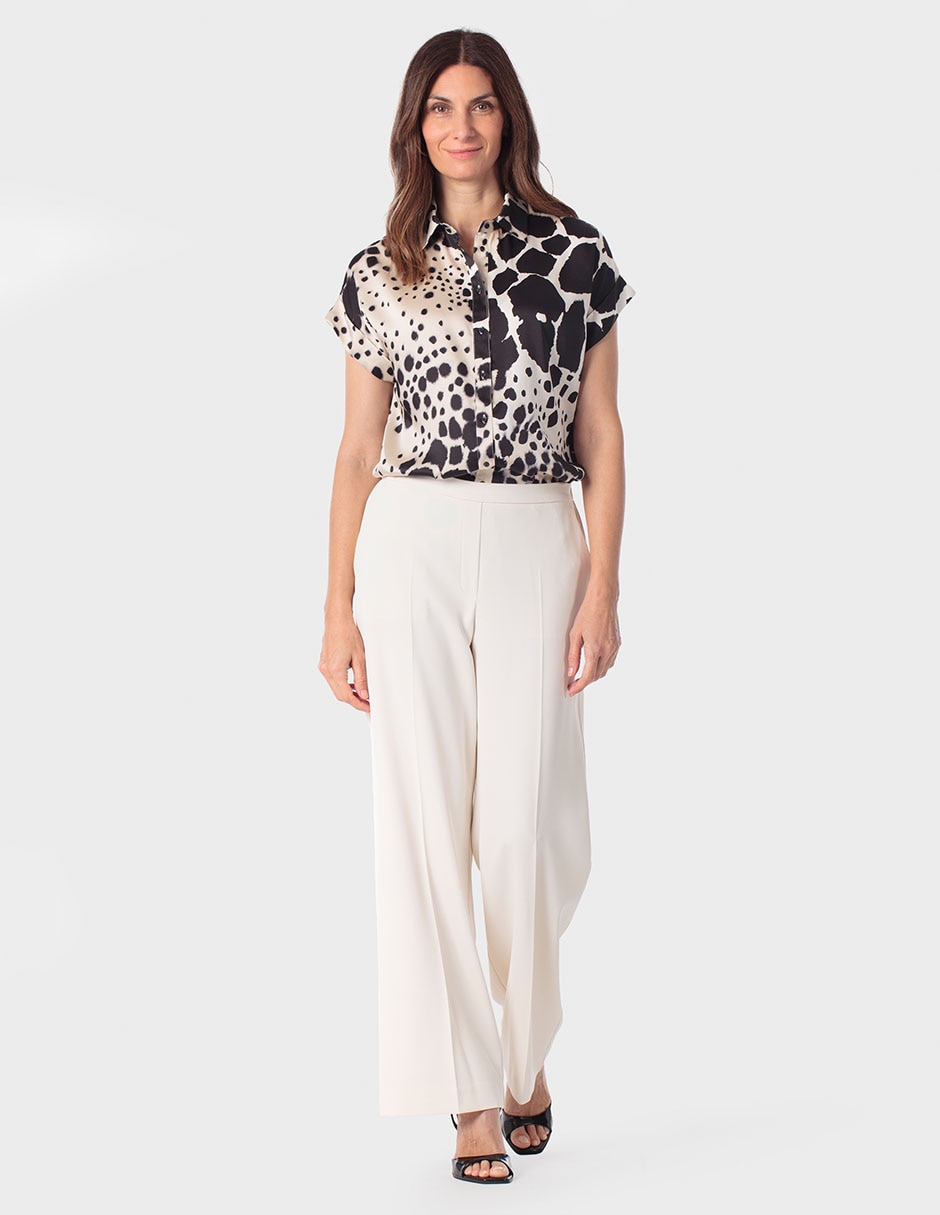 Pantalón easy pant Punt Roma straight para mujer