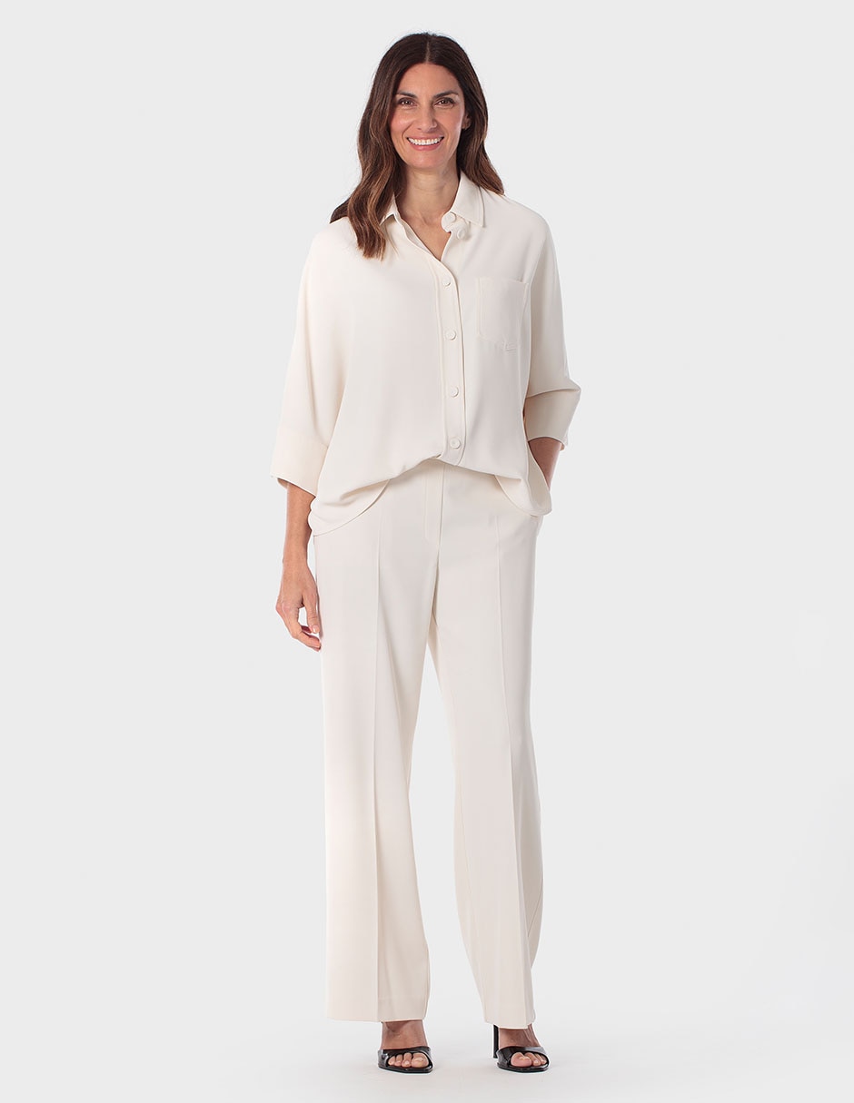 Pantalón easy pant Punt Roma straight para mujer