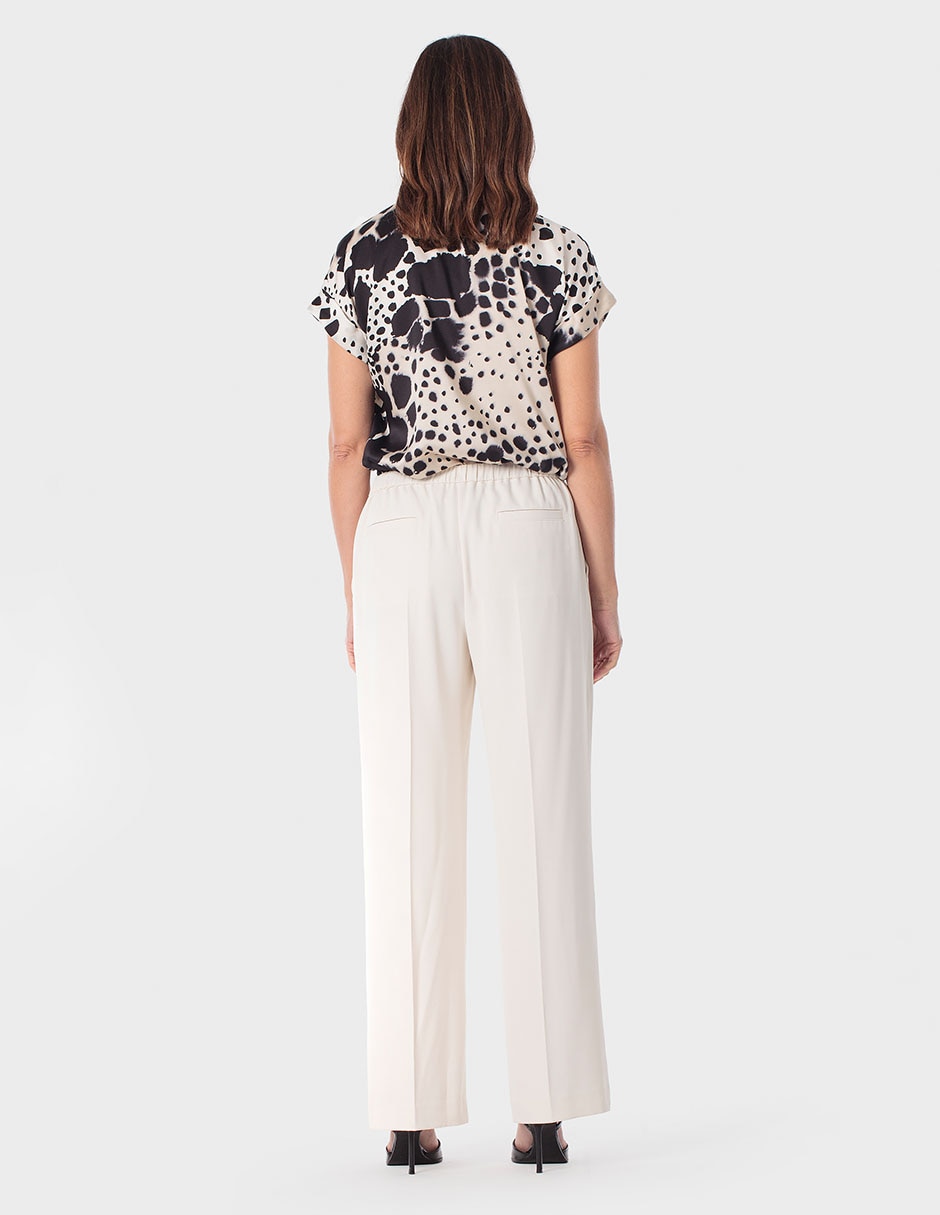 Pantalón easy pant Punt Roma straight para mujer