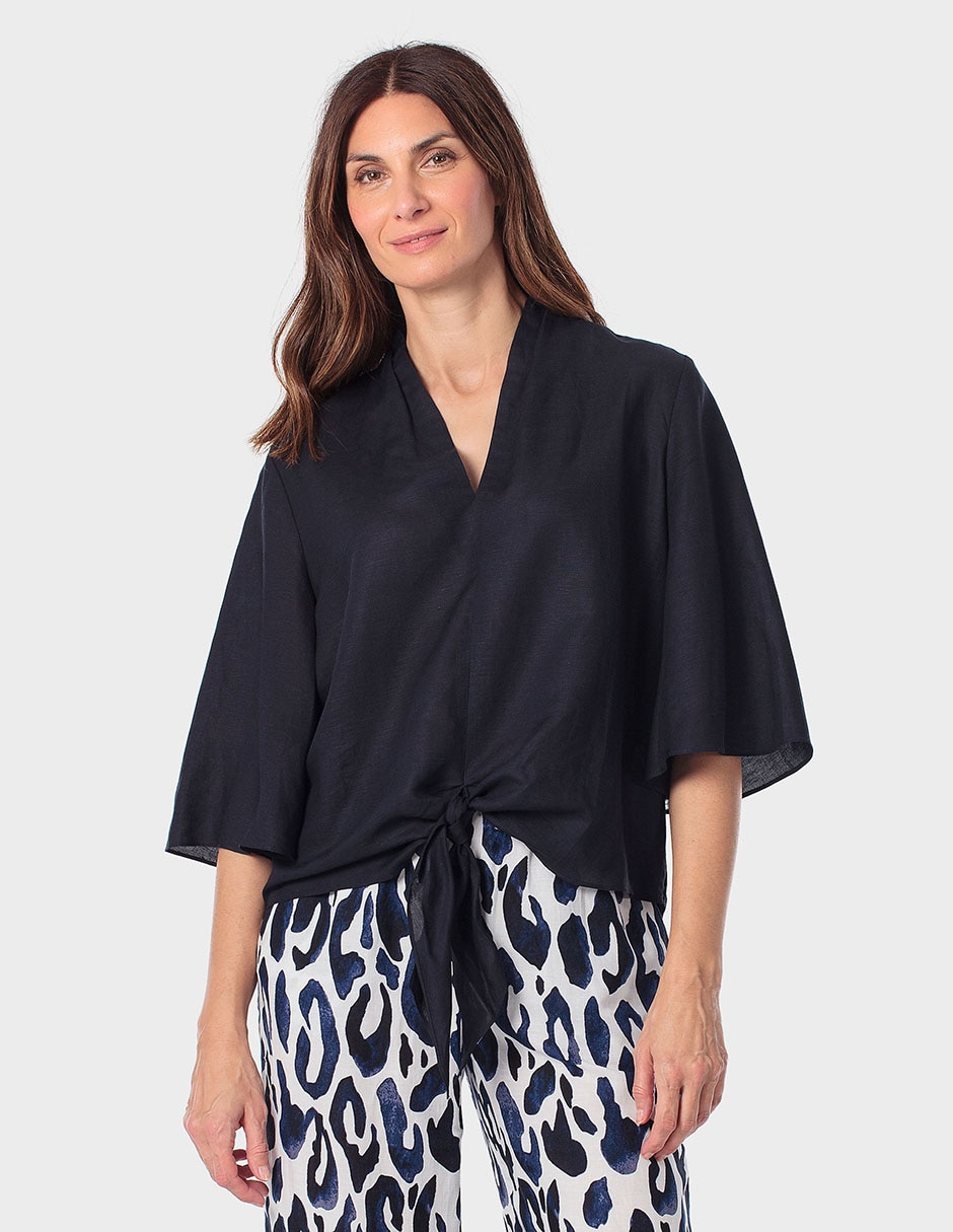 Blusa Punt Roma manga 3/4 para mujer