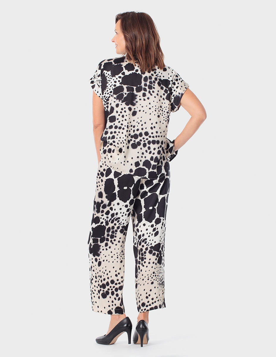 Pantalón easy pant Punt Roma straight para mujer