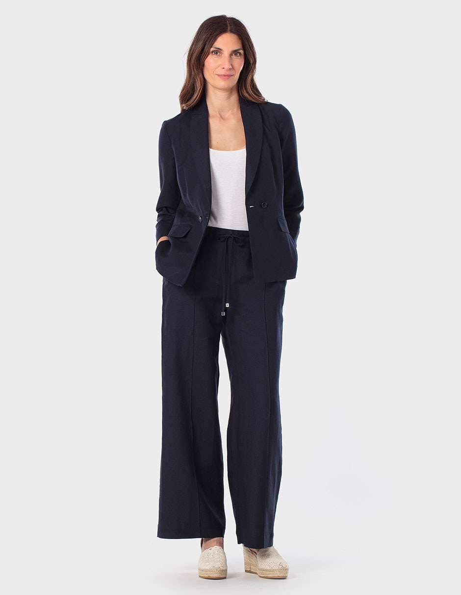 Pantalón easy pant Punt Roma straight para mujer