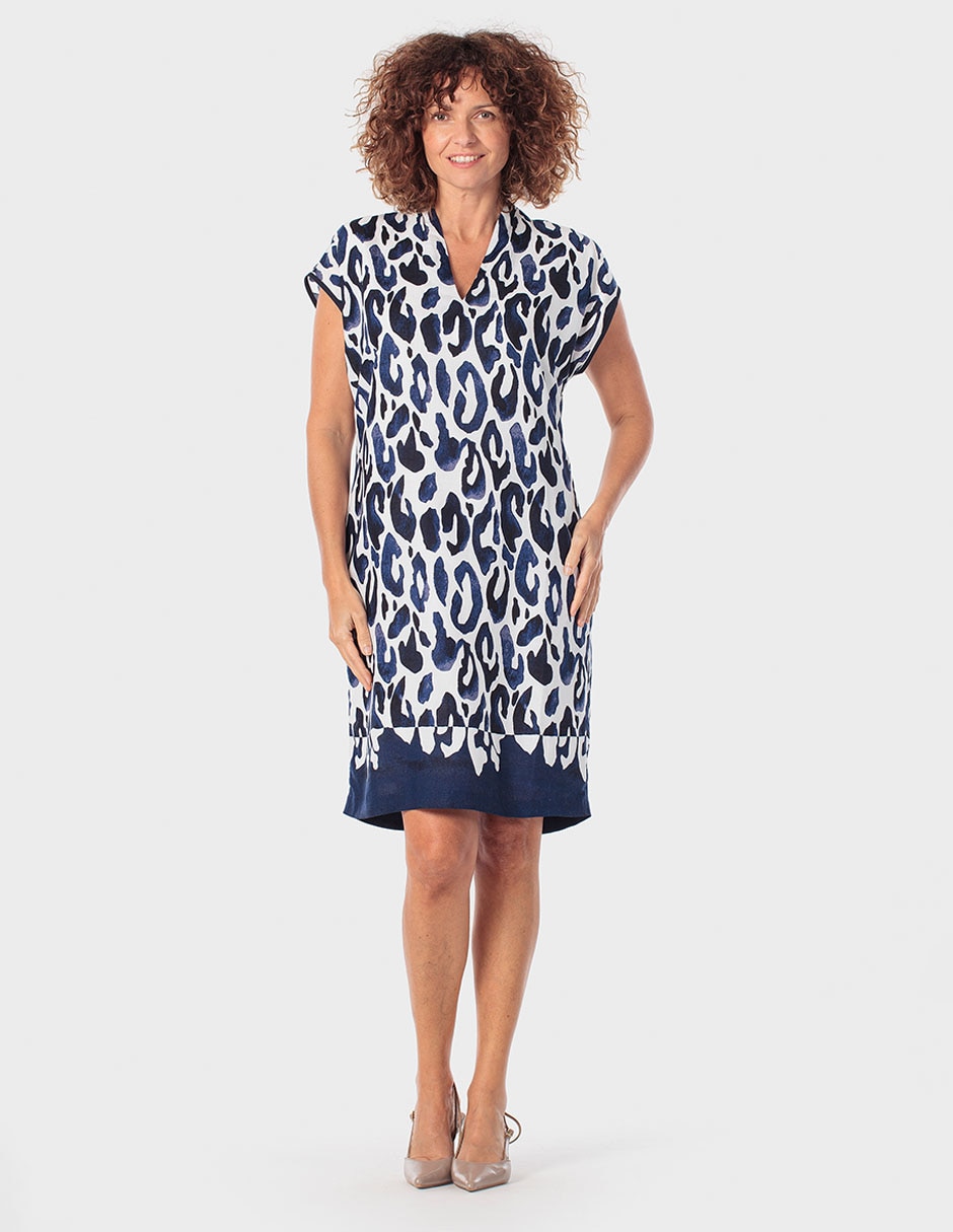 Vestido a la rodilla casual Punt Roma para mujer