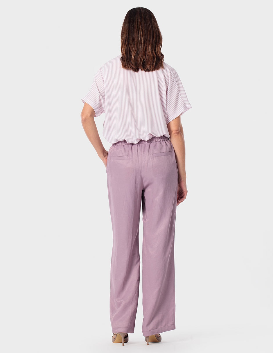 Pantalón easy pant Punt Roma straight para mujer