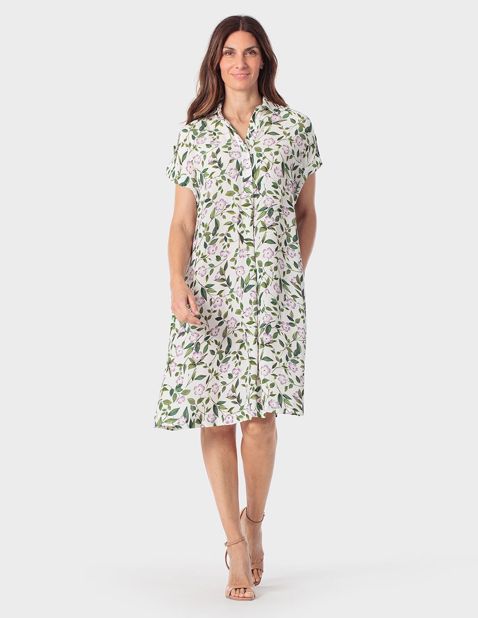 Vestido a la rodilla casual Punt Roma para mujer