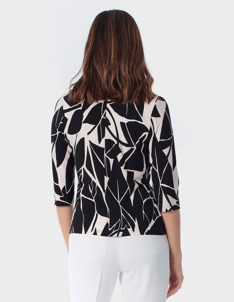 Blusa Punt Roma manga 3/4 para mujer