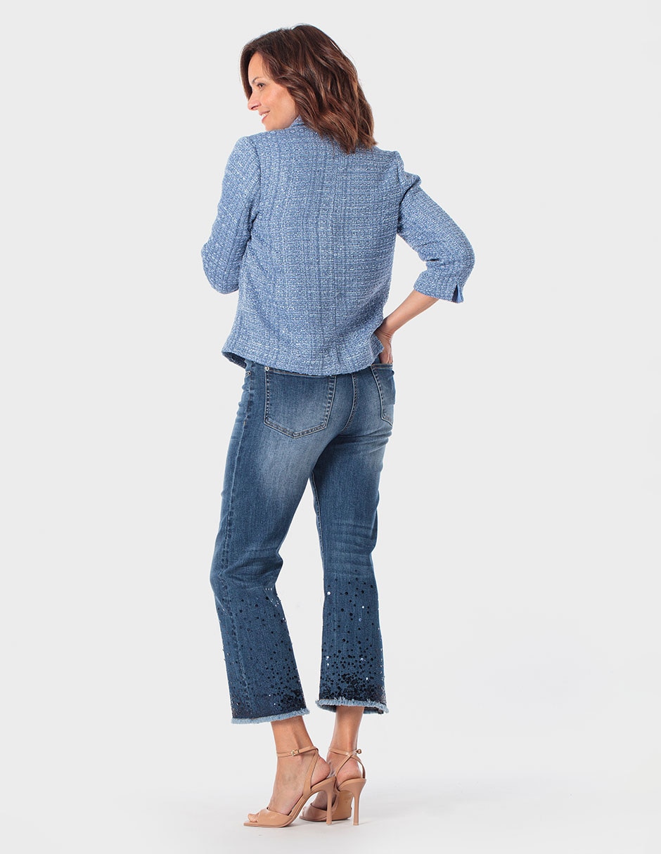 Pantalón capri relajado para mujer 3