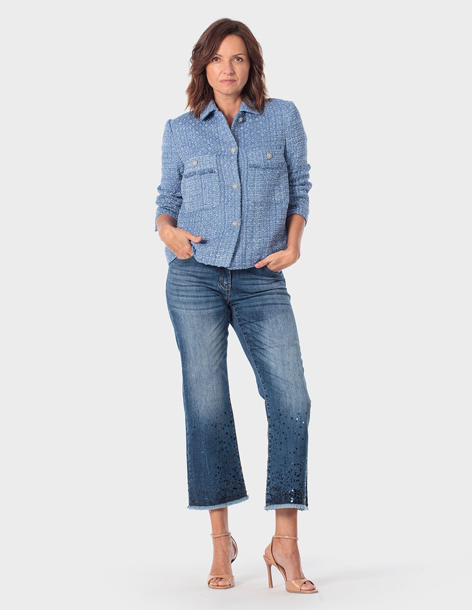 Pantalón capri relajado para mujer 2