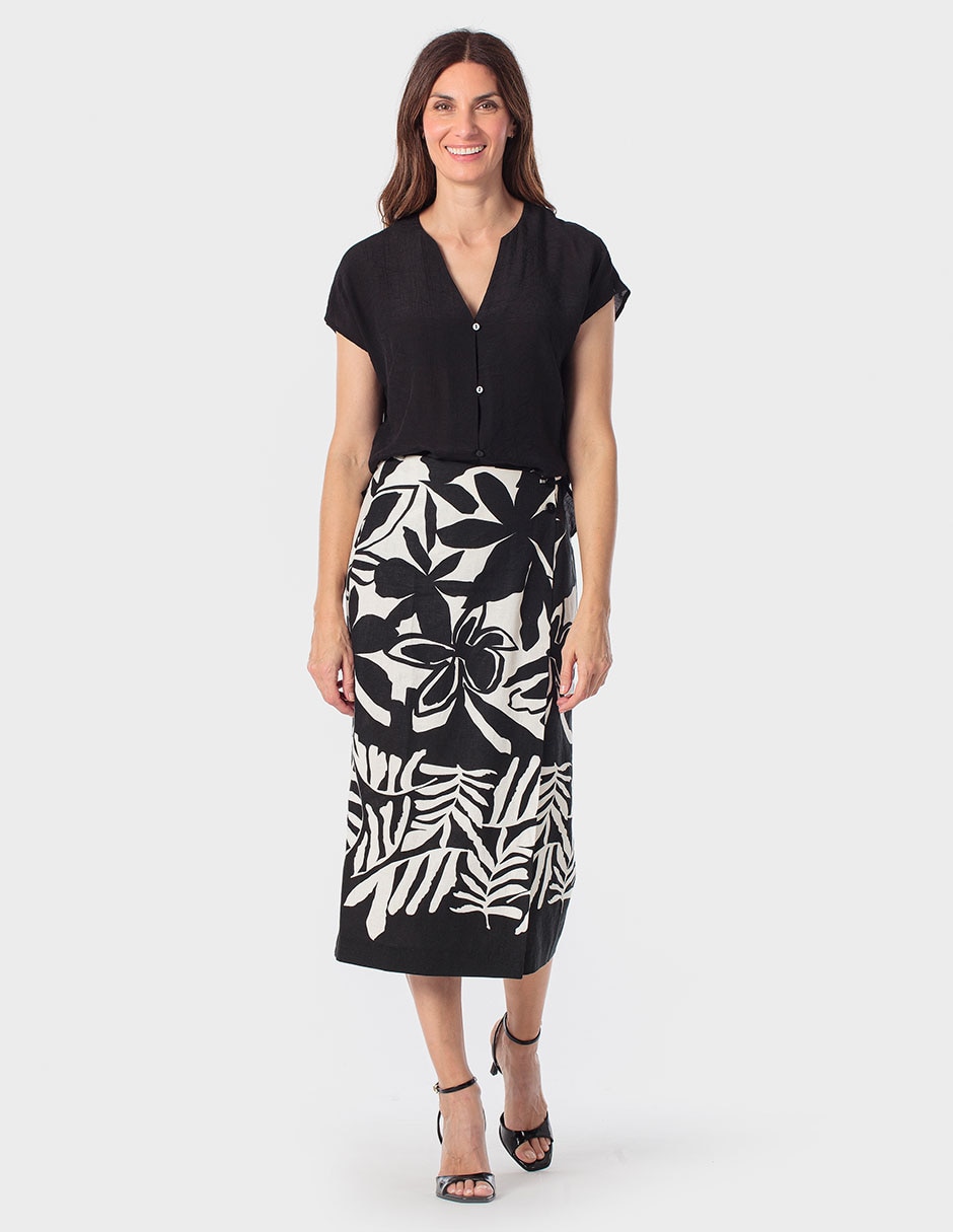 Blusa manga corta para mujer 5