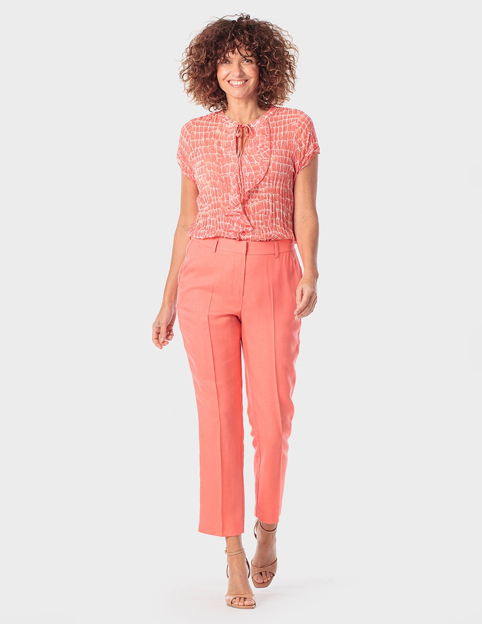 Blusa manga corta para mujer 5