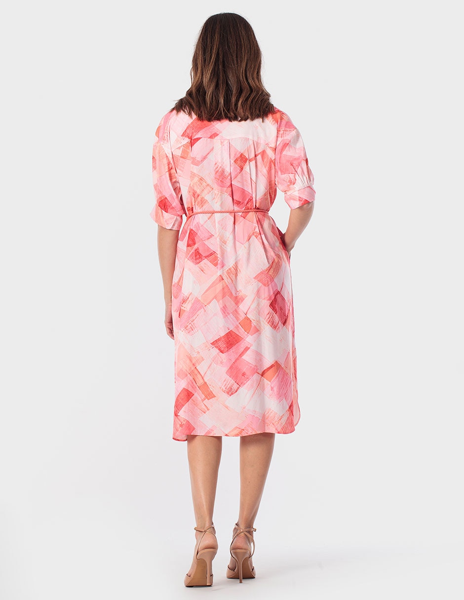 Vestido midi casual Punt Roma para mujer