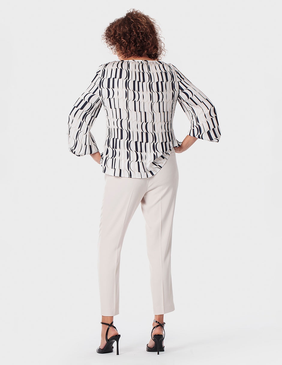 Pantalón capri slim para mujer 2