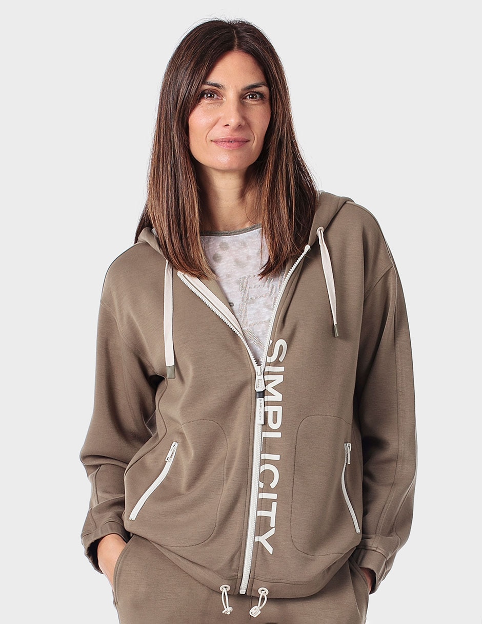 Sudadera con bolsillos para mujer 1