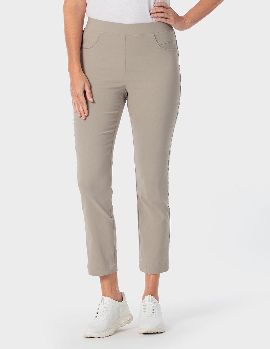 Pantalón capri slim para mujer