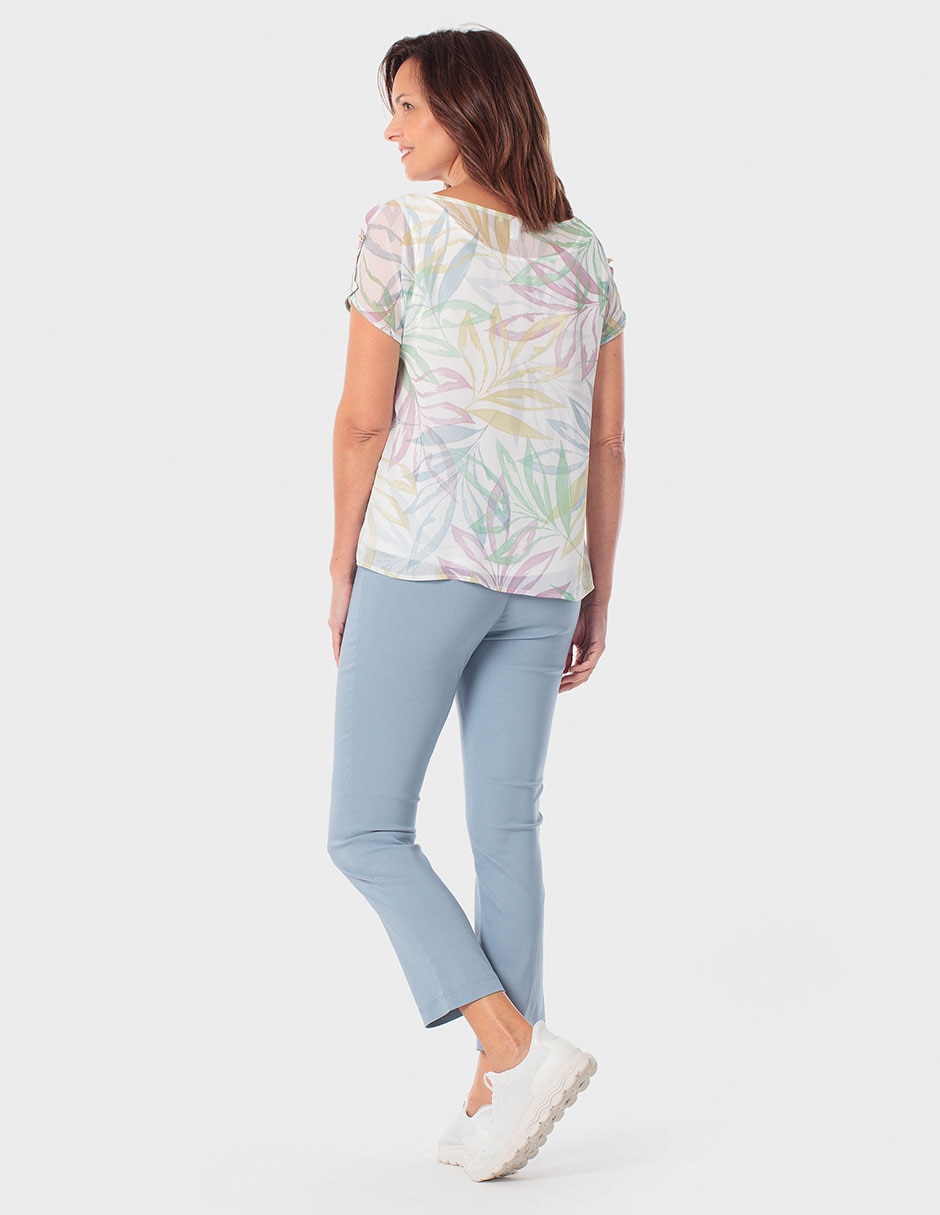 Pantalón capri slim para mujer 3