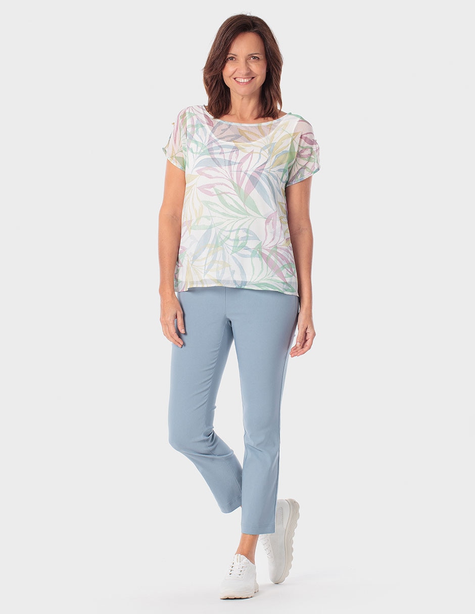 Pantalón capri slim para mujer 2