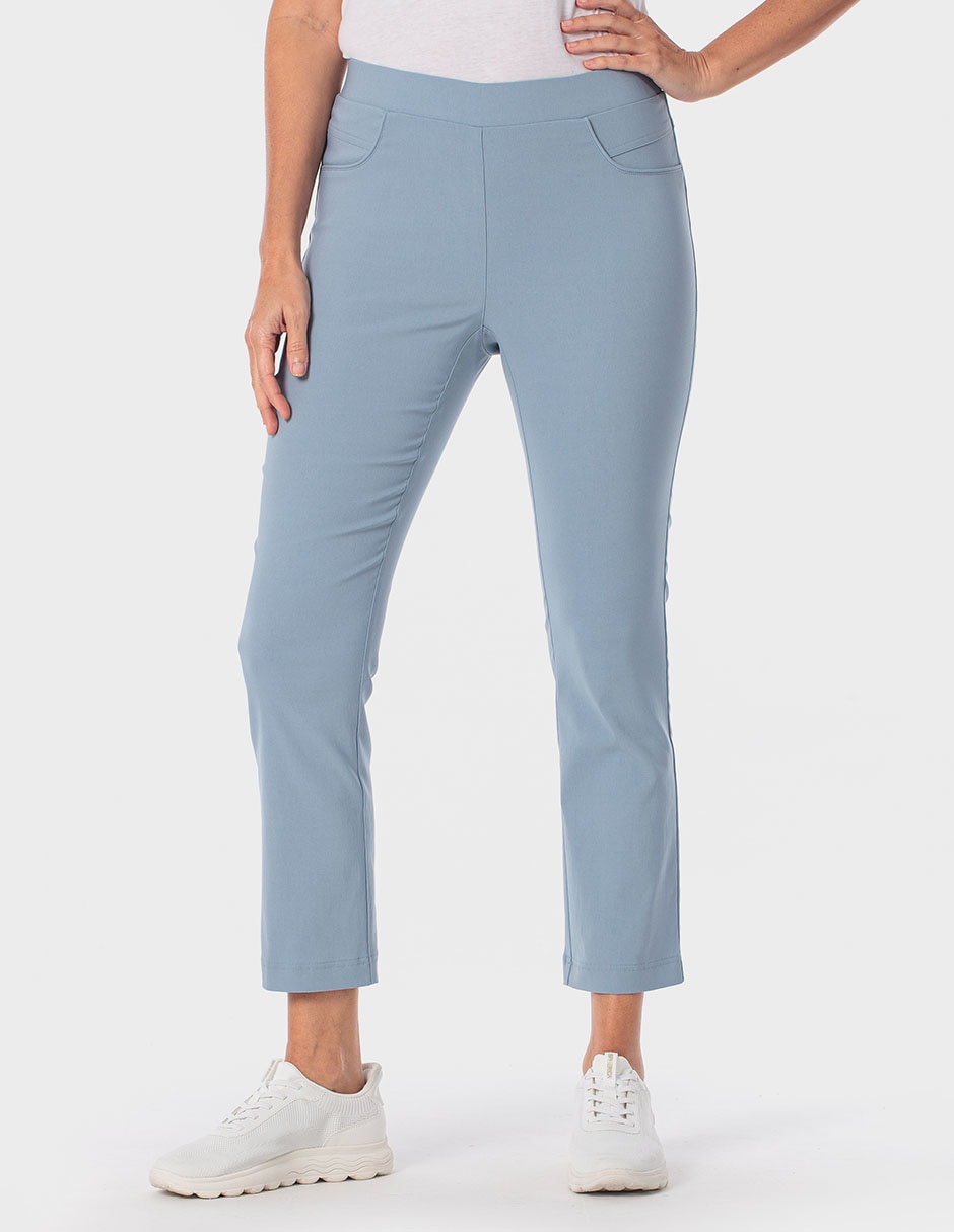 Pantalón capri slim para mujer