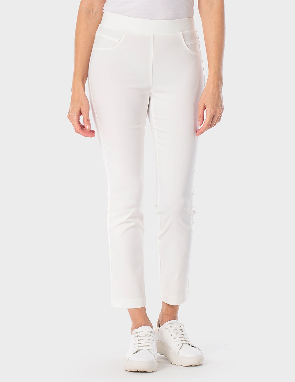 Pantalón capri slim para mujer