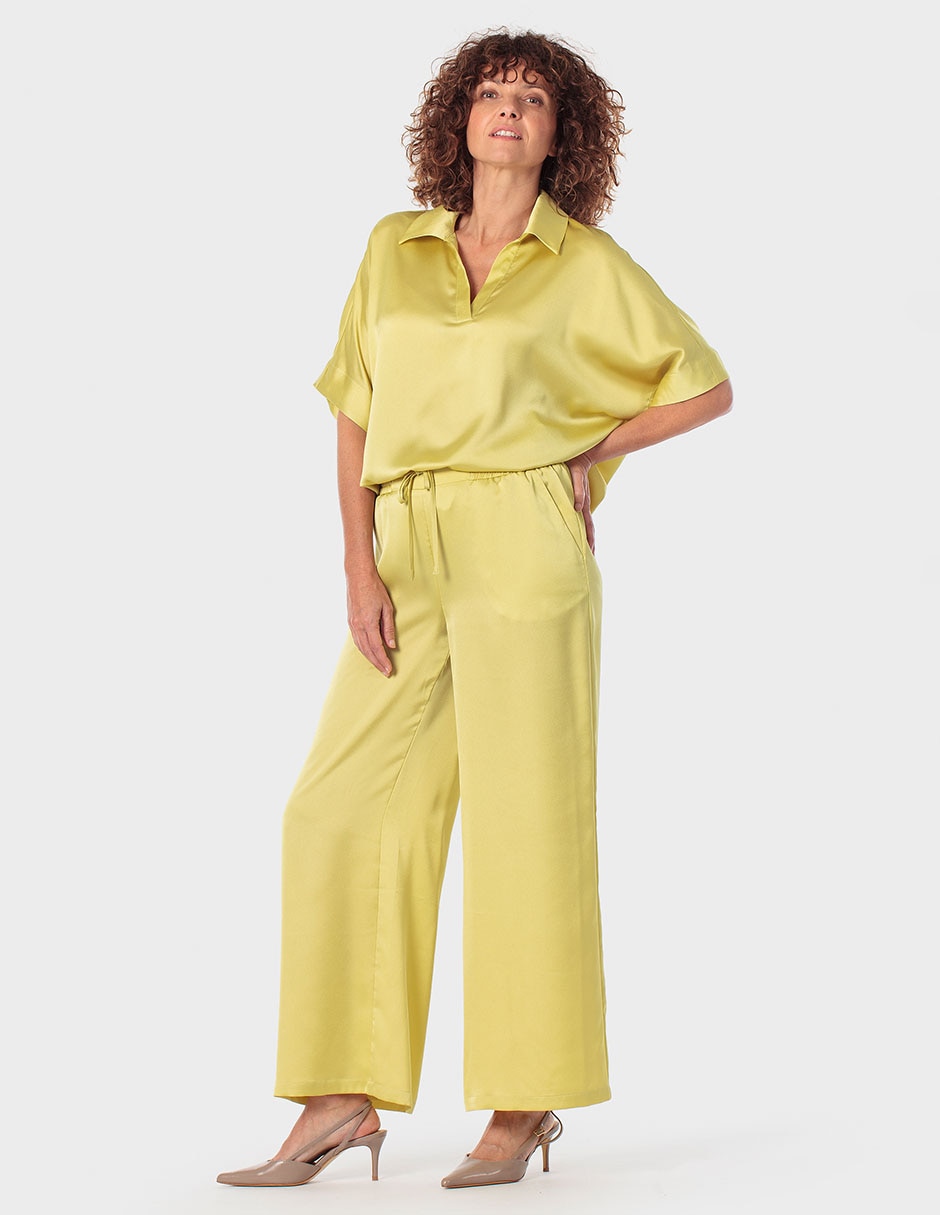 Blusa Punt Roma manga al codo para mujer
