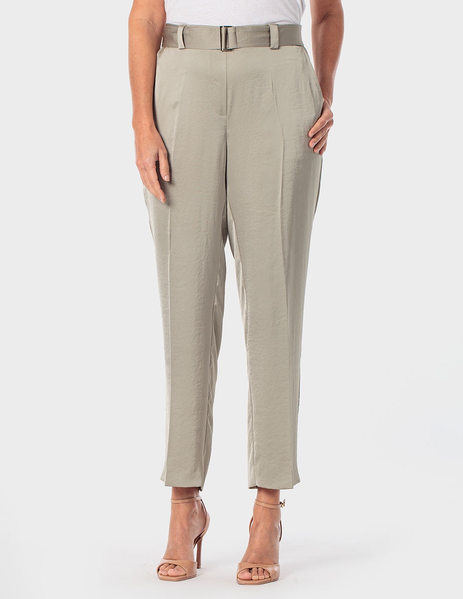 Pantalón de vestir Punt Roma slim para mujer