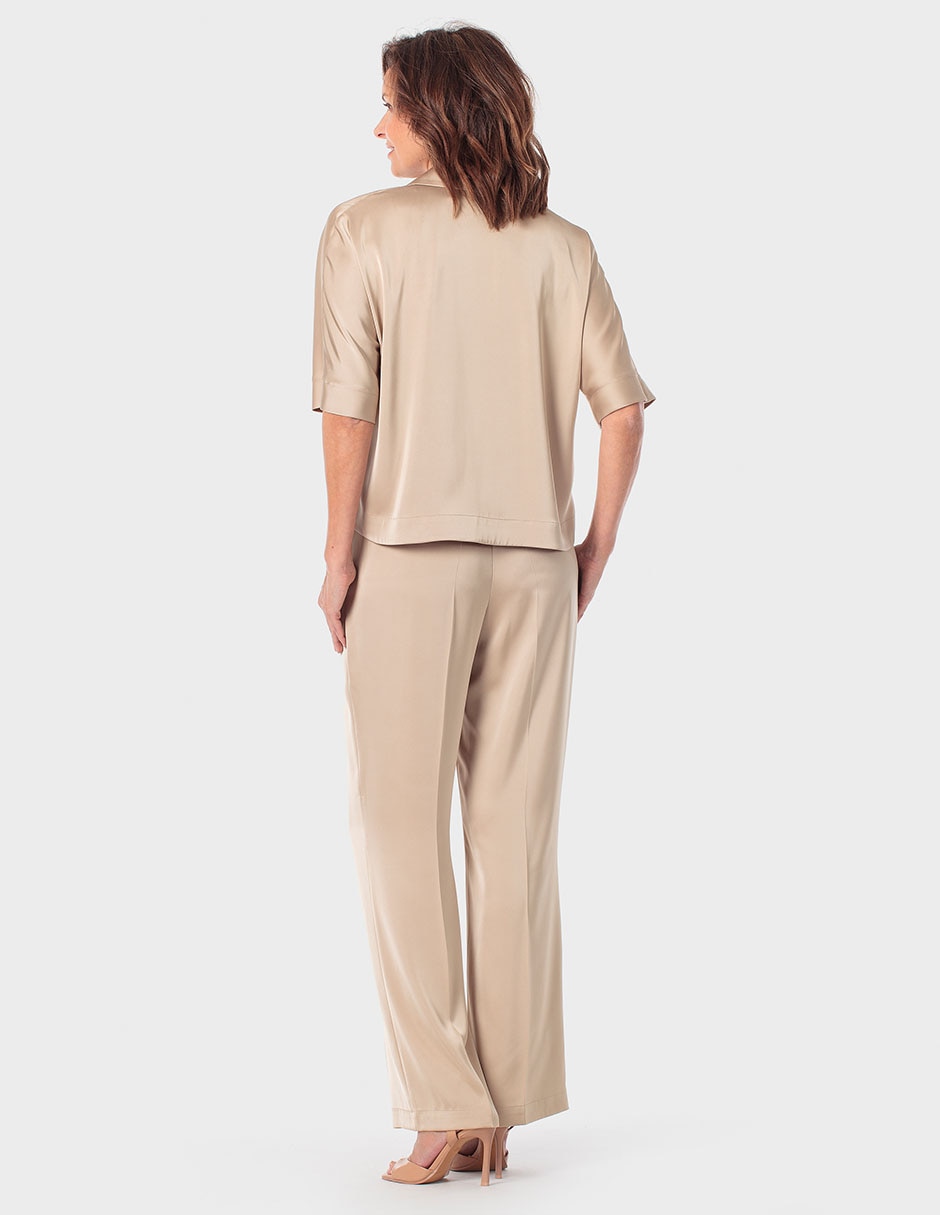 Pantalón de vestir Punt Roma straight para mujer