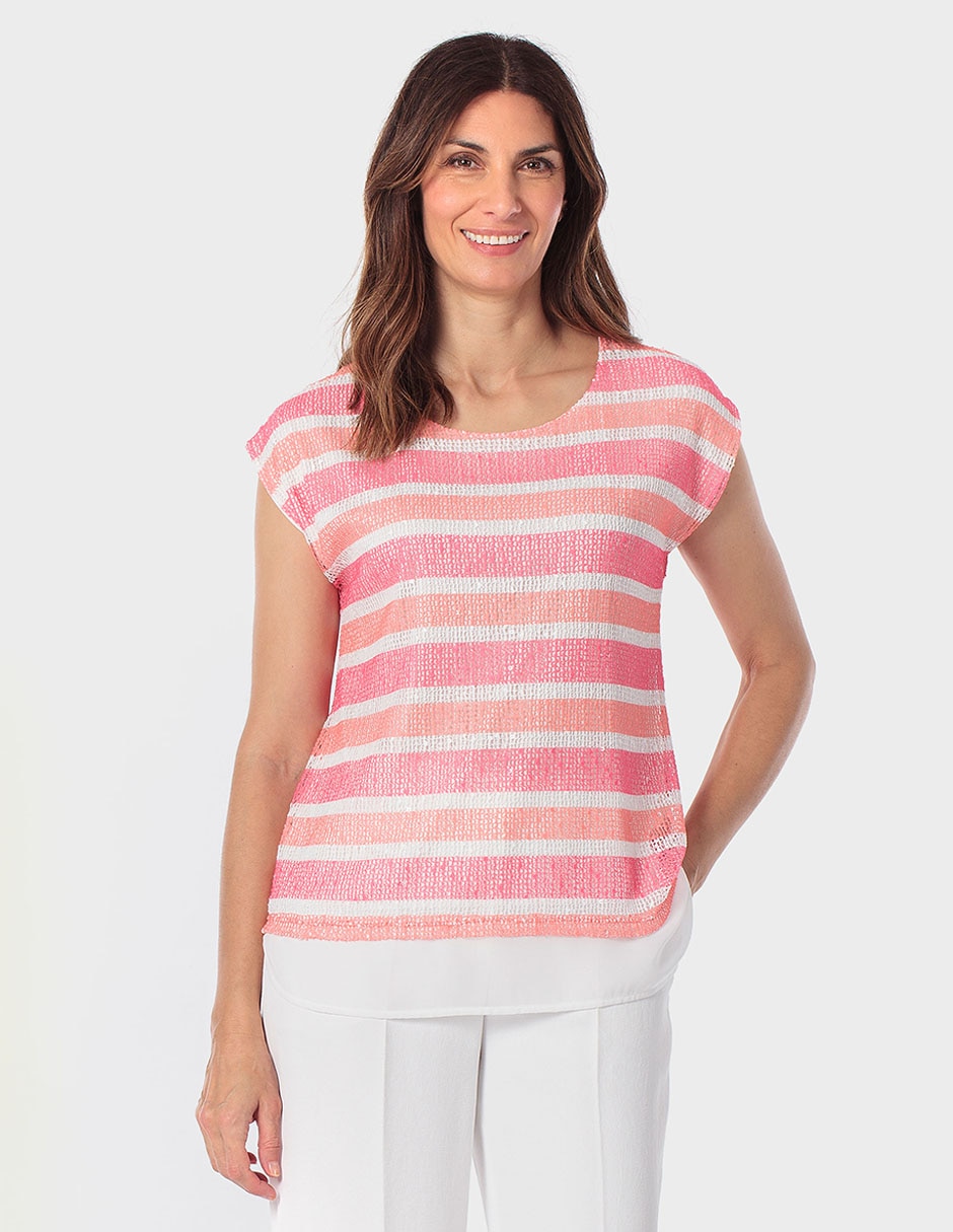 Blusa manga corta para mujer 1