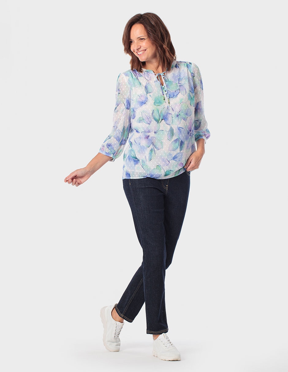 Blusa manga 3/4 para mujer 5