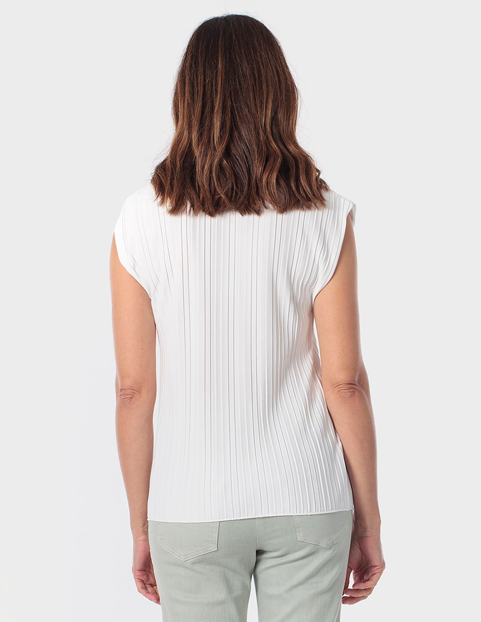 Playera manga corta cuello redondo para mujer 2