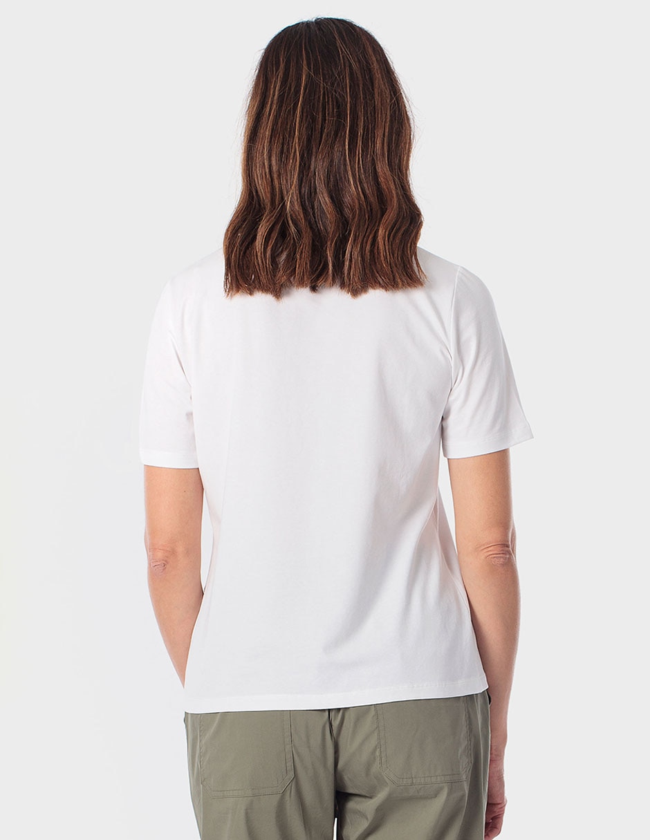 Playera manga corta Punt Roma cuello redondo para mujer