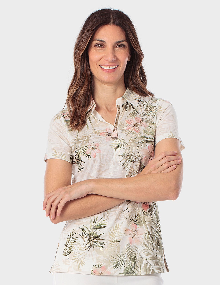 Playera manga corta cuello v para mujer Playera manga corta cuello v para mujer