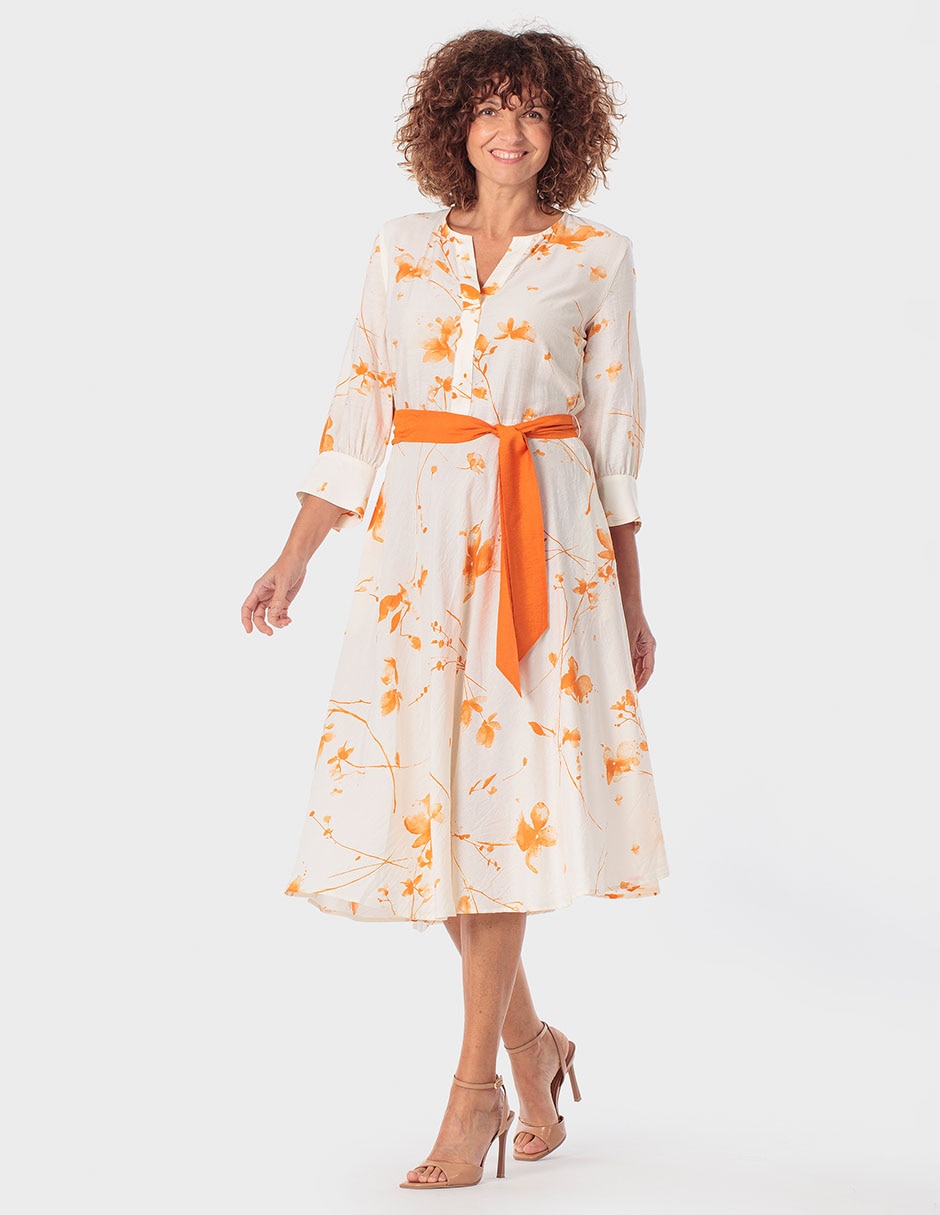 Vestido midi casual para mujer