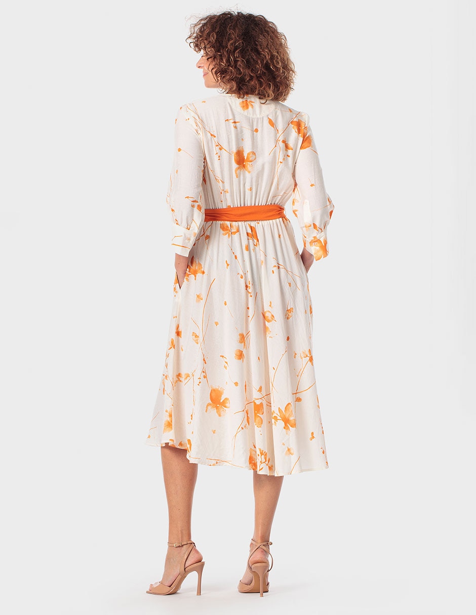 Vestido midi casual Punt Roma para mujer
