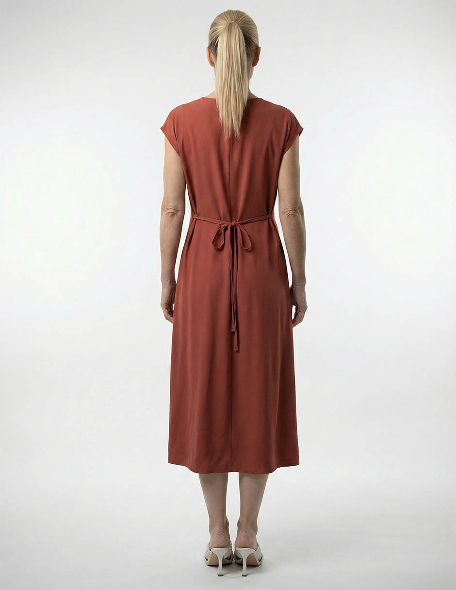 Vestido crop casual punt roma para mujer