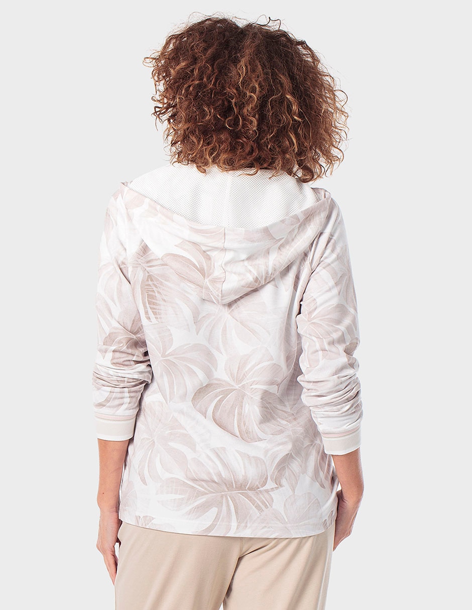 Sudadera con capucha y bolsa para mujer