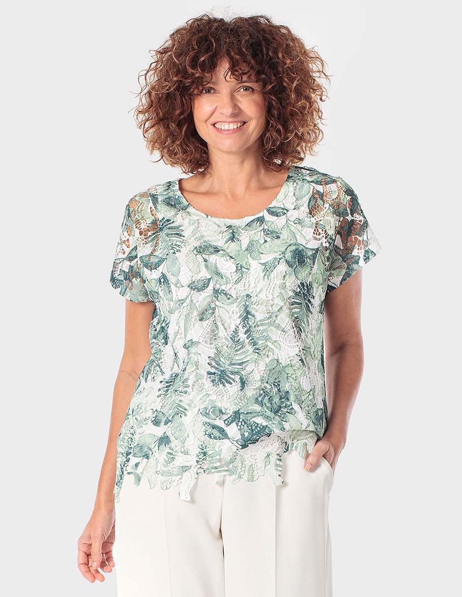 Blusa manga corta para mujer Blusa manga corta para mujer