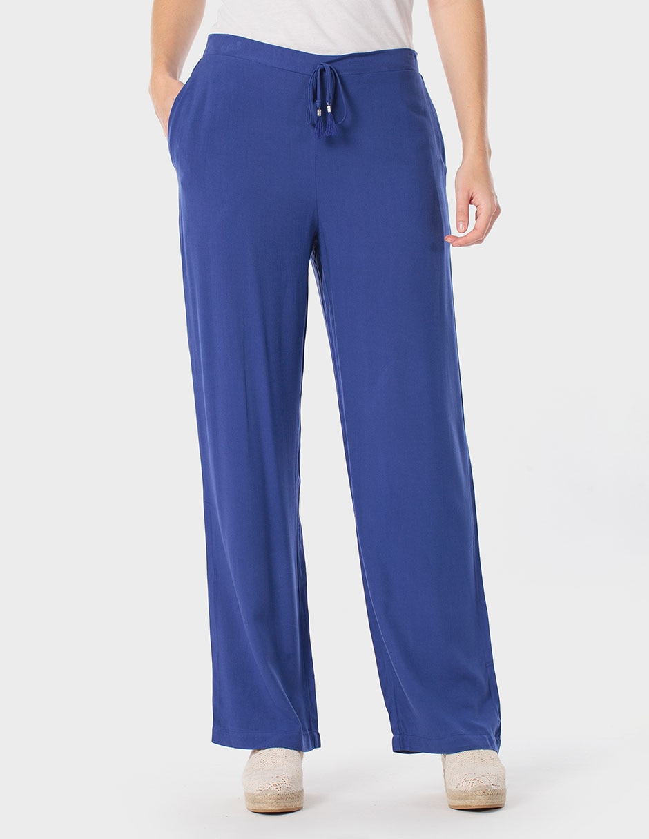 Pantalón relaxed amplio para mujer