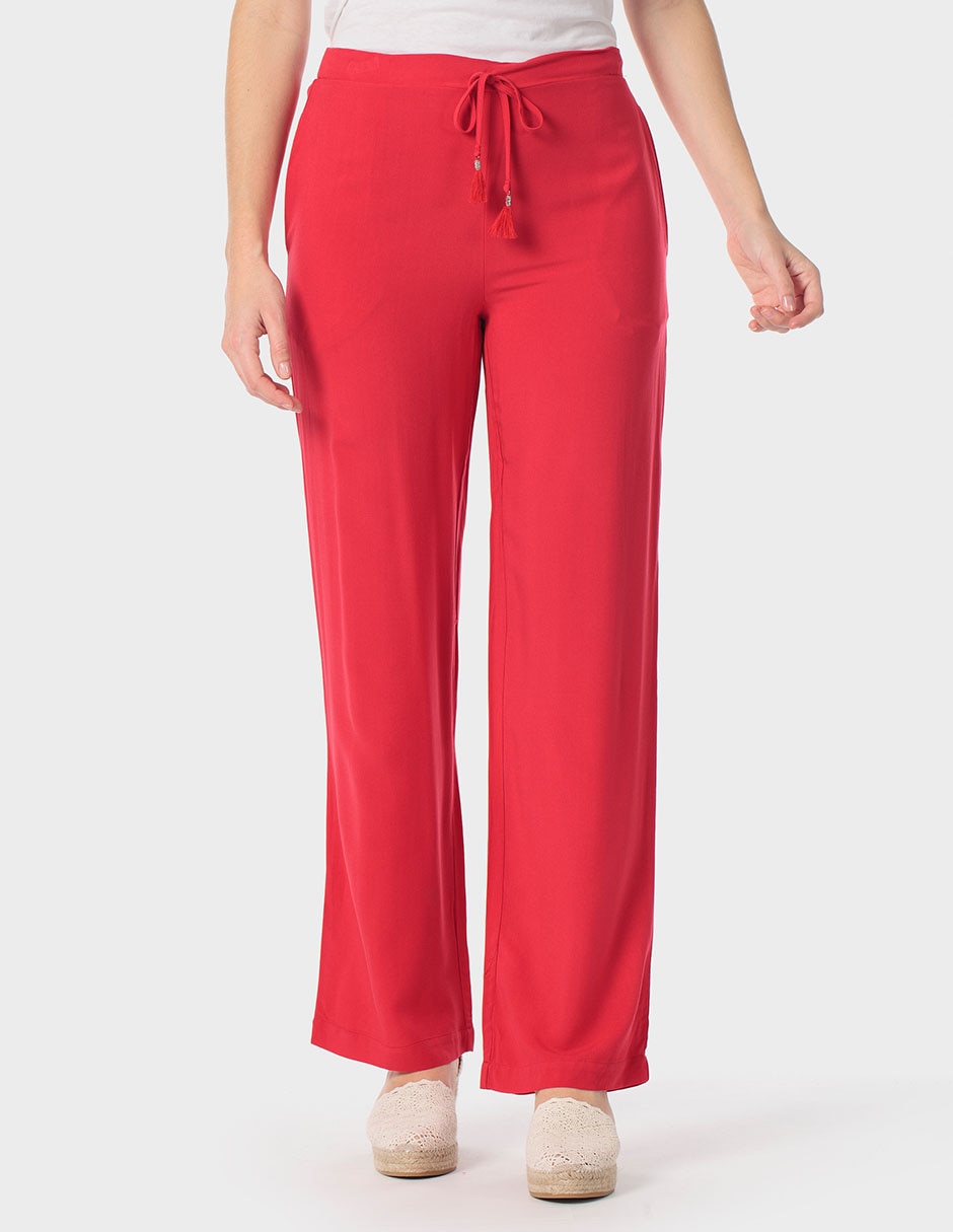 Pantalón relaxed punt roma amplio para mujer