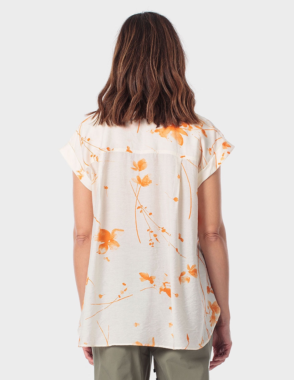 Blusa Punt Roma manga corta para mujer