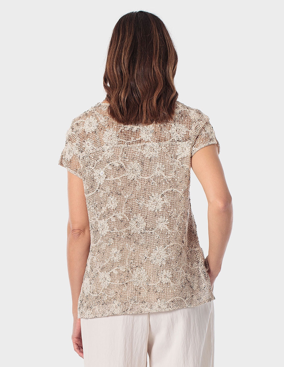 Blusa manga corta para mujer 2