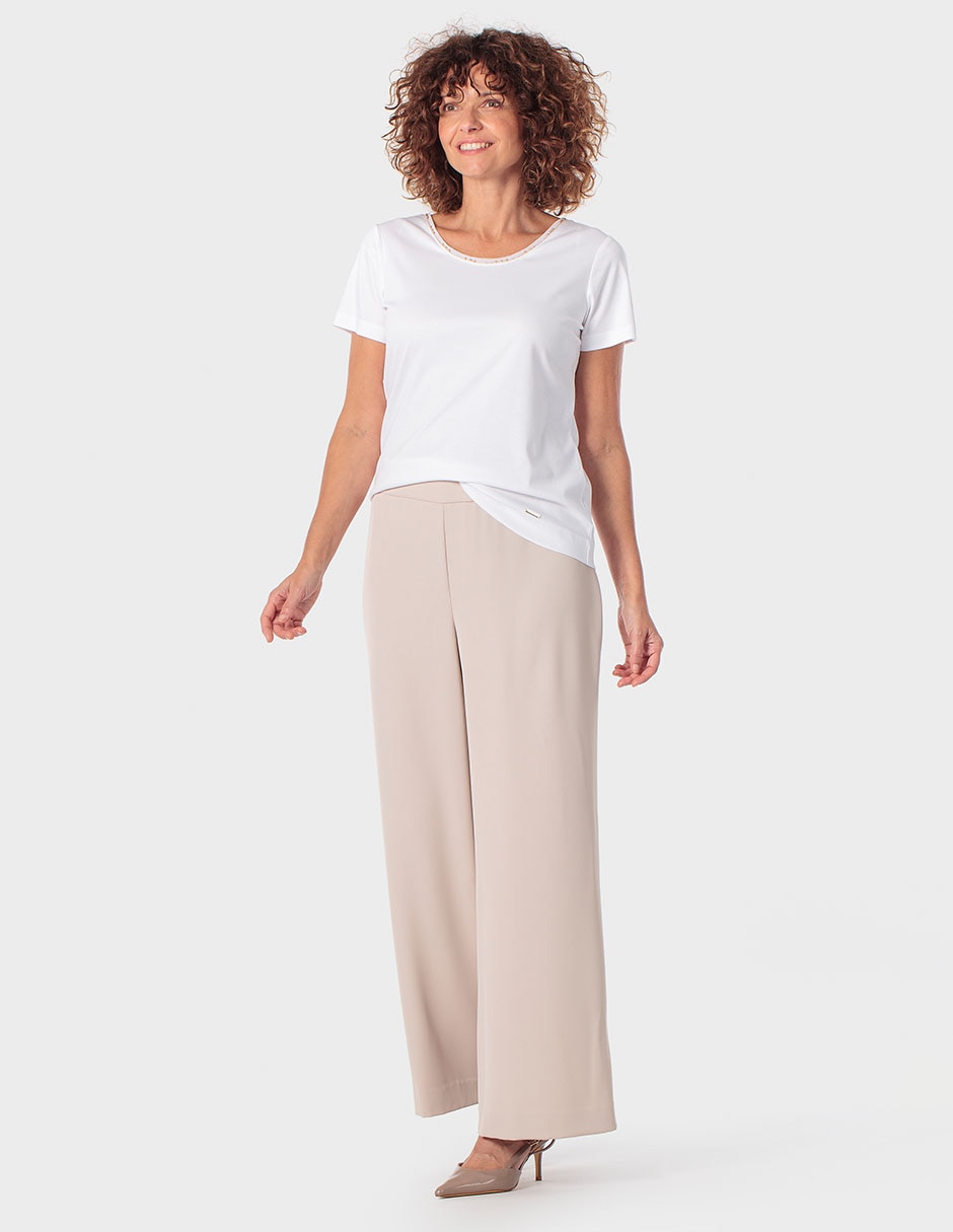 Playera manga corta cuello redondo para mujer 3